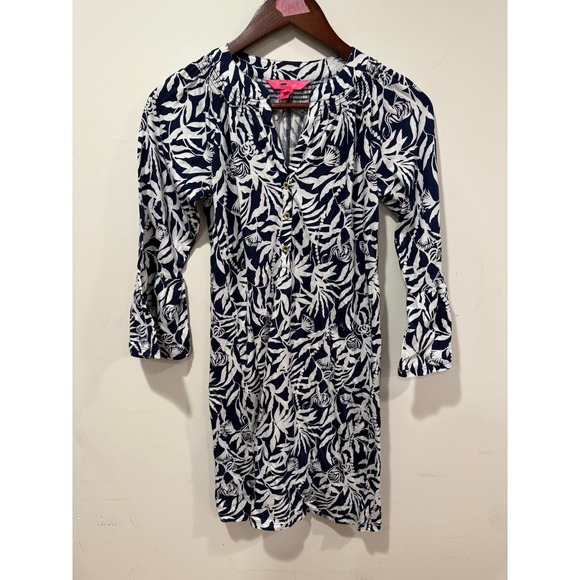 Lilly Pulitzer NWOT Norris 3/4 Sleeve Dress Size XXS - MSRP $128‎ - Picture 2 of 5